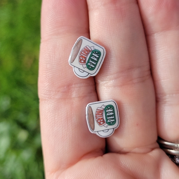 Friends Central Perk Stud Earrings - Picture 6 of 7